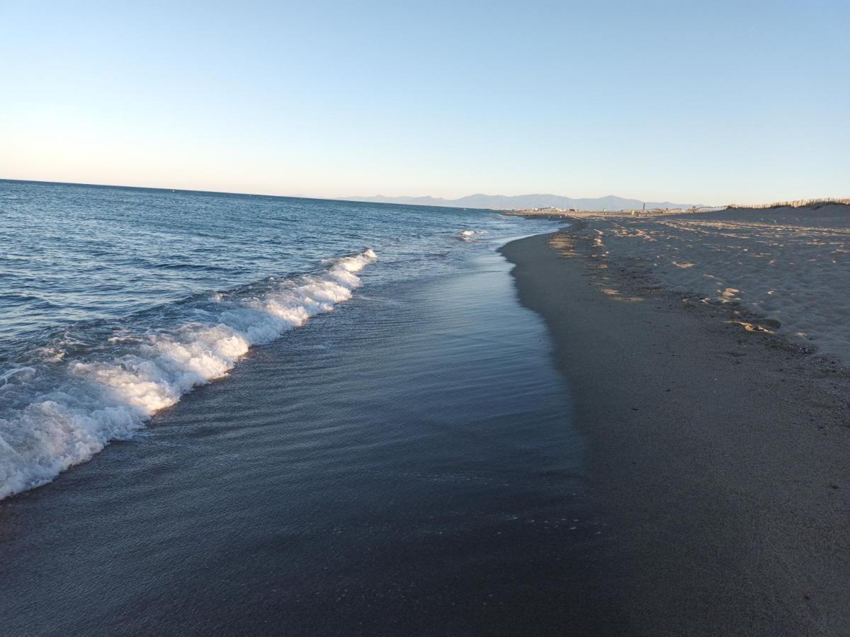 Le Victoria'S Beach Barcares - Parking Prive - Direct Plage - 5 Minutes A Pied Du Lydia - 3 Personnes Le Barcarès Εξωτερικό φωτογραφία